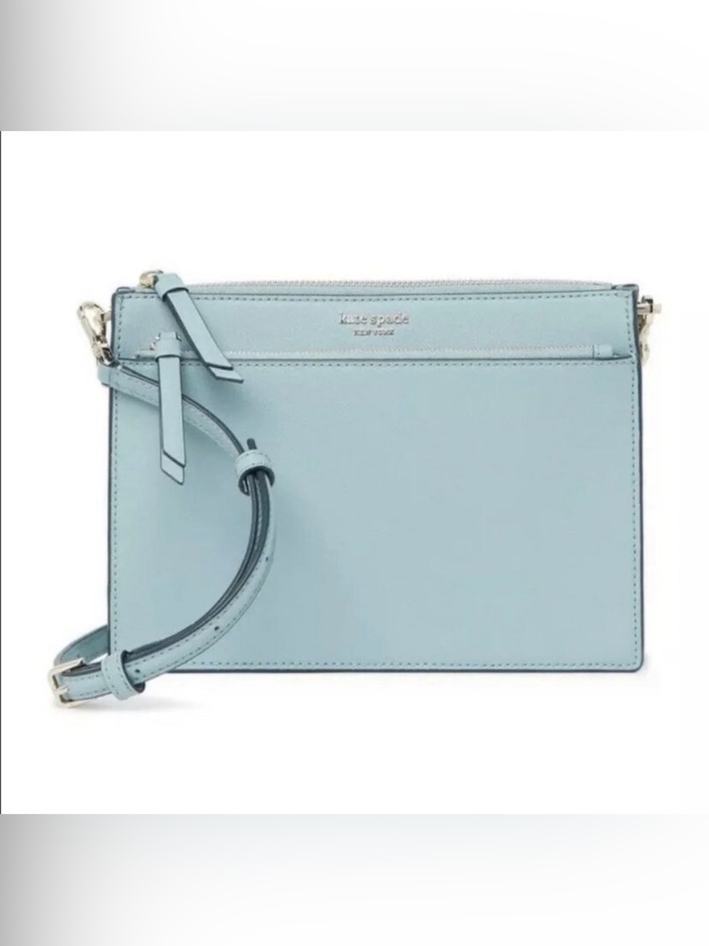 kate spade Powder Blue Saffiano Crossbody Bag